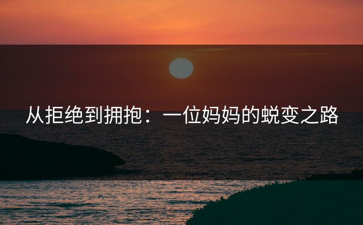 从拒绝到拥抱：一位妈妈的蜕变之路